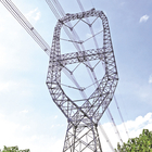 110KV 132KVは天使の鋼鉄格子送電線タワーに電流を通した