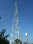 4テレコミュニケーションのための脚の自己支持の通信塔の角の鋼鉄