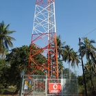 3leg 4legのテレコミュニケーションの鋼鉄タワー角の電流を通されたSst 49m