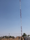 110KVアンテナ テレコミュニケーション タワーは角の鋼鉄レーダーの構造に電流を通した
