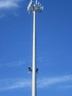 電流を通されたGuyedのマストのポーランド人 タワー鋼鉄Q355 Q245材料