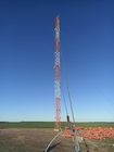 Q355熱いすくいはコミュニケーションのためのGuyed鋼鉄タワーに電流を通した