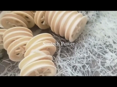 送電線のための滑車をひもでつなぐ 4 つの束ねられた 5 つのナイロンシーブのコンダクター