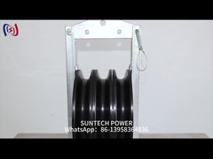 送電線 ネオプレンライニング アルミニウム トリプルコンダクター ストリングブロック