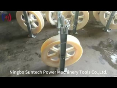 滑車ブロックをひもでつなぐ508mmのナイロンシーブTransmissoinライン コンダクター