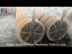 滑車ブロックをひもでつなぐ916mm ACSR MCのナイロン コンダクター ワイヤー ロープ