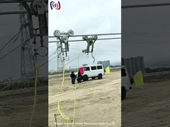 鋼鉄線ロープの接地線のための強力な塔の設置ツール