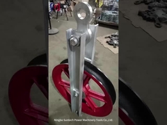 送電線のためのブロックをひもでつなぐ単一のナイロン車輪のコンダクターの滑車