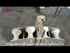 四輪光ファイバー結合ストリングブロックポリー Opgwストリングツール