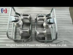 トリプルコーナーグラウンド アルミ合金ホイール付き140mmケーブル引くロール