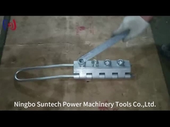 ボルトタイプ 丸い鋼鉄ロープグリッパー 70KNケーブル引き出し ストリング導体クリップ