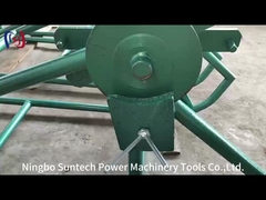 ISO 15101 59kg ハイドロリック・テンショナー・電気ケーブル・リール・スタンド