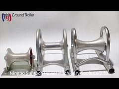ISO アルミニウム合金 直線接地ケーブル スプール ローラー 鋼ケーブル ローラー