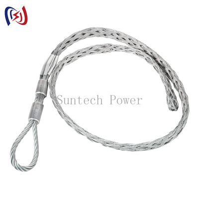 品質  80kn Wire Rope Pulling Conductor ACSR Cable Mesh Socks 工場