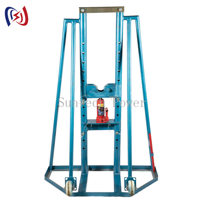 品質  Conductor Drum Stand With Brake Device Prevents Toppling And Friction Braking 工場