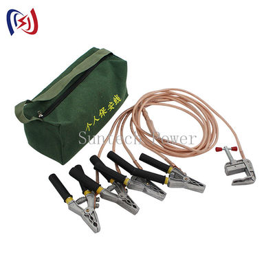 品質  Three phase 25mm Plug Construction Earth Wire Personal Grounding Wire Safety Tools 工場