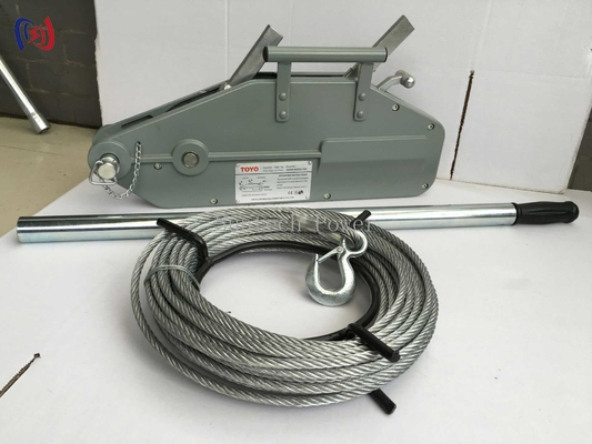 品質  Heavy Duty Wire Rope Handle Hoist 5 Ton Capacity Manual Lever Operation For Construction Industrial Lifting​​ 工場