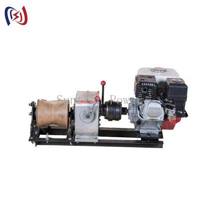 品質  High Speed Fast Powered Winch with 3-5T Tractive Force and 5-24m/Min Traction Speed for Power Line Work 工場
