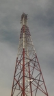 角の4足100Mの電気通信鋼鉄タワーのポーランド人の電気の角度