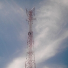 80mのテレコミュニケーションのための3脚の管状の鋼鉄タワー