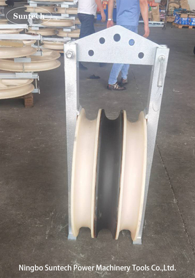 80kN OD 660mm 送電線用ナイロンシブ導体ストリングブロック