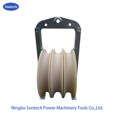 ブロックをひもでつなぐ滑車のコンダクターをひもでつなぐ508 X 75MM 60KN架空送電線