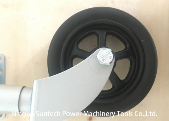 8"単一の車輪1500のLbのトレーラー ジャック10"側面のハンドルとの旅行