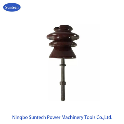 艶をかけられたPinの高圧磁器の絶縁体11KV P - 11 - Y