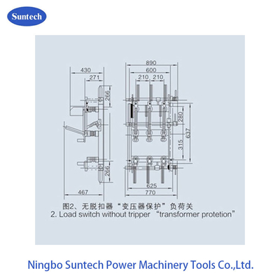 屋内三相HV 12KV AC負荷壊れ目スイッチ