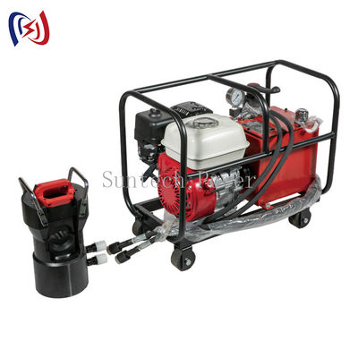 切断、圧縮、およびパンチングマシンへの電力供給用の高圧油圧ポンプを搭載した油圧圧着工具