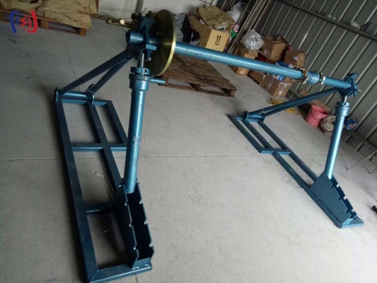 超重量 切断可能なケーブルロールスタンド 10トンの容量 耐腐蝕のフレーム サブステーションと電信プロジェクト