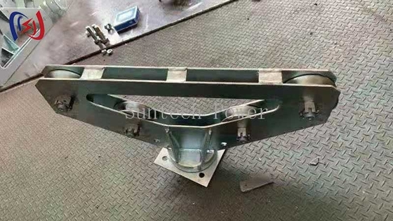 送電塔の建設のための重荷内部の吊り網ジンポール