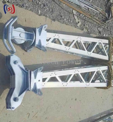 送電塔の建設のための重荷内部の吊り網ジンポール