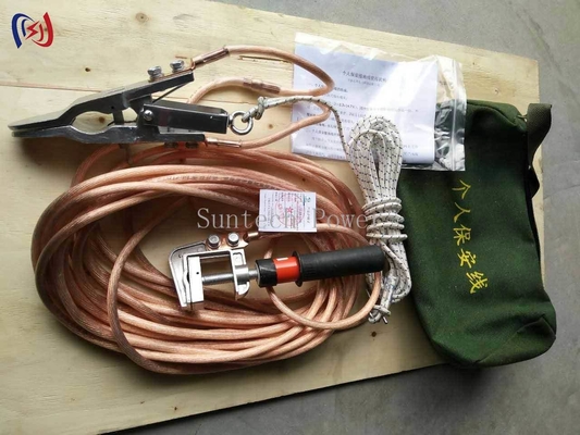 ポータブル安全接地線 16-25mm2 三相電気