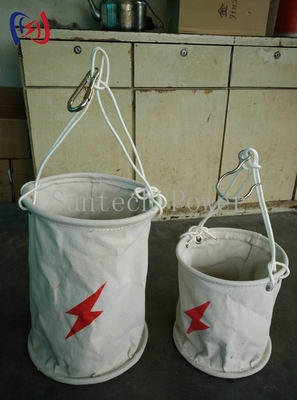 高空用 円筒状のキャンバスツールバッグ 20-50L 重用