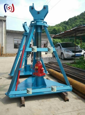 電力プロジェクト用油圧コラムケーブルリールスタンド 30-500KN
