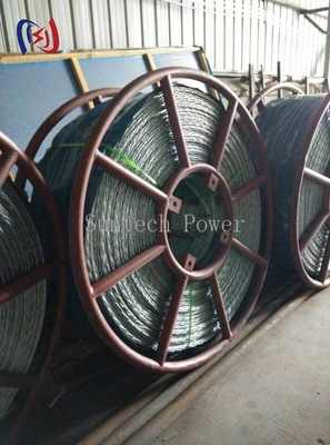 電源線建設用 9-42mm の 扭曲 防止 編織 鋼鉄 ロープ