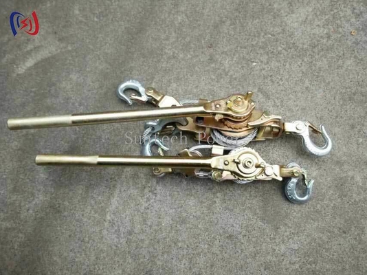 送電線工事用ラチェット式ワイヤー引張機 10-30KN