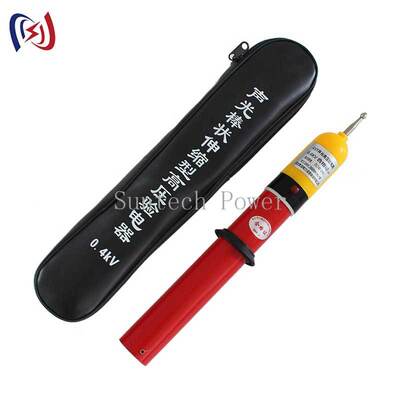 定格電圧10-500KV、非接触操作による高電圧検電器（活線試験用）、明確な電圧表示