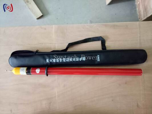 定格電圧10-500KV、非接触操作による高電圧検電器（活線試験用）、明確な電圧表示