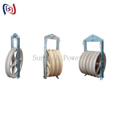 高容量送電線導体設置用のMCナイロンシブ付き重用822シリーズストリングブロック