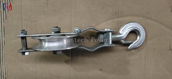 軽量オーバーヘッド導体ストリング用のプロフェッショナルシングルシブストリングブロックと5-20KNノート負荷とアルミシブ