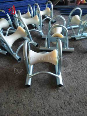 5KN 定位負荷ケーブル 地面ローラー 地下設置のための鋳型アルミキャリア