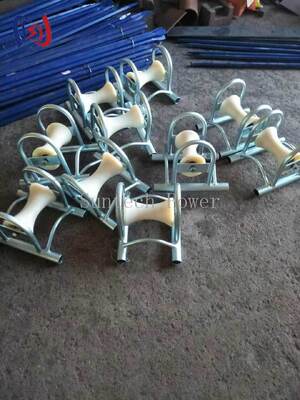 5KN 定位負荷ケーブル 地面ローラー 地下設置のための鋳型アルミキャリア