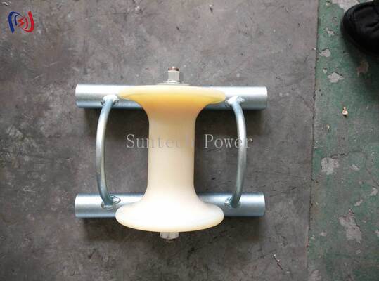 5KN 定位負荷ケーブル 地面ローラー 地下設置のための鋳型アルミキャリア