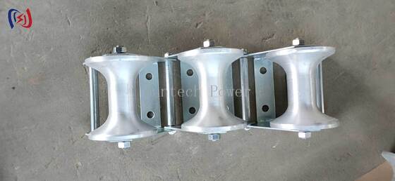 プロ 10-20KN 名付け負荷ケーブルピテッドローラー 腐食耐久性のある耐久性ポリエチレン構造