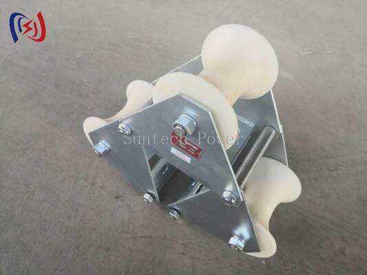 プロ 10-20KN 名付け負荷ケーブルピテッドローラー 腐食耐久性のある耐久性ポリエチレン構造