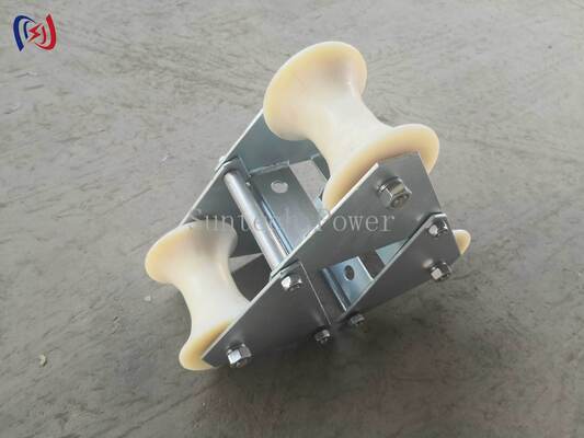 プロ 10-20KN 名付け負荷ケーブルピテッドローラー 腐食耐久性のある耐久性ポリエチレン構造