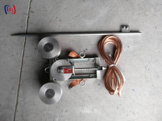 プロフェッショナル 100A マックス ストリーム グラウンディング ブロック 底径 50mm と 安全な電気 Earthing のための鋳造鋼材