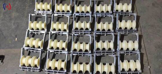 5KNの名乗負荷でバンドル導体設置のための重荷3シフスストリングブロック